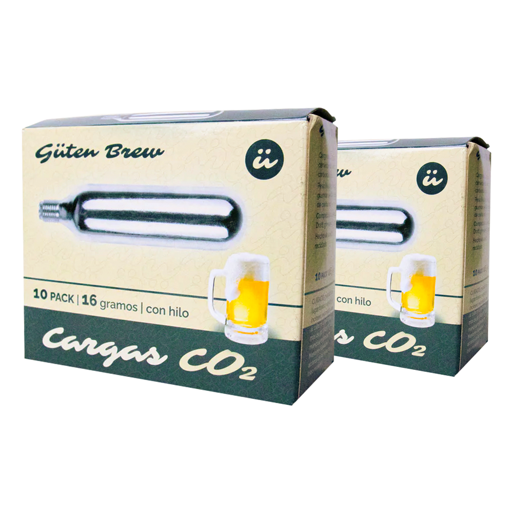 Pack Recarga Doble | 2 cajas de cartuchos CO2 | 20 unidades