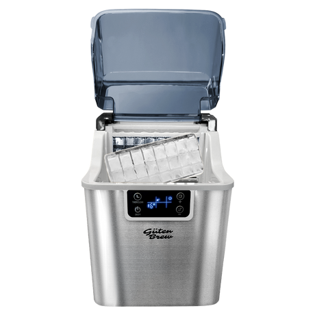 Guten Ice 2.0 - Máquina de Hielo Portátil Autolimpiante | 20kg/día | Cubos Listos en 8-20min